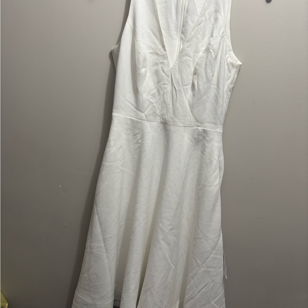 Dress the Population White Backless Dress